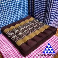 ราคา เบาะรองนั่ง Size 38x38x7 cm เบาะนั่งลายขิด เบาะนั่งลายไทย เบาะนั่งผ้าขิด (20973469442)