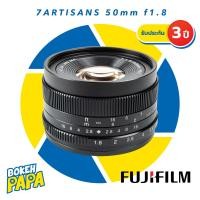 ราคา 7Artisans 50mm F1 8 เลนส์มือหมุน สำหรับใส่กล้อง Fuji Mirrorless ได้ทุกรุ่น เลนส์ Full Frame (424191562)