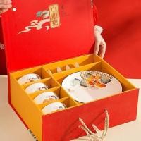 ราคา BAIFA ชุดจานชามเซรามิค ลายดอกไม้ จานลายเซรามิคกระเบื้อง 1เซ็ต 10ชิ้น NO Z53 (20618135610)