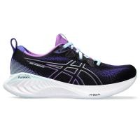 ราคา ASICS GEL CUMULUS 25 WOMEN RUNNING ผู้หญิง รองเท้าวิ่ง ของแท้ BLACK AQUAMARINE (20387223370)