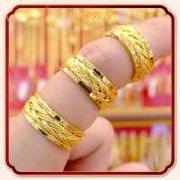 ราคา แหวนทองแท้ 1 กรัม ลายปอกมีดเกลี้ยง ทองแท้ 96 5 ขายได้ทอง แท้ หลุด จำนำ (21230058169)