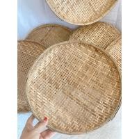 ราคา กระด้งตาห่าง กระด้งล้างผัก ขนาด 13 14 นิ้ว กระด้งนึ่ง ตะแกรงรองน้ำมัน ตะแกรงไม้ไผ่ (13743056972)