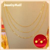 ราคา ต่างหูโซ่ห้อย ทองคำแท้ 90 สร้อยคอทองคำแท้ 24K หรือ สร้อยอิตาลี Au750 น้ำหนัก 0 7 กรัม ยาว 18 นิ้ว หรือ 46 ซม มีใบรับประกันจากร้านทอง นิยมที่สุด (20980171925)