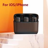 ราคา ไมโครโฟนไร้สายลาวาเลียร์ J13พร้อมกล่องชาร์จไมค์จิ๋ว J12เครื่องบันทึกวิดีโอเสียงลดเสียงรบกวนแบบพกพาสำหรับ iPhone แอนดรอยด์ (19004206154)