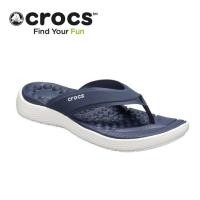 ราคา ใหม่เอี่ยมของแท้ Crocs 2023 ข้อความชาวหาดทรายหนารองเท้าแตะแบบชายกันน้ํากลางแจ้งแห้งเร็วไม่ลื่นผ่อนคลายวันหยุดรองเท้าแตะแฟชั่นง่ายๆ (21243564489)