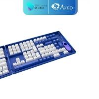 Akko ASA Profile PBT 197 Keys Keycaps (EN) คีย์แคป รุ่น Blue On White