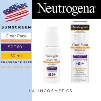ราคา เซรั่มกันแดด Neutrogena Clear Face Serum Sunscreen Lotion with Green Tea SPF 60 50 ML (20880505922)
