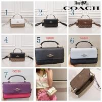 ราคา Coach S กระเป๋าถือใหม่แฟชั่นสำหรับผู้หญิงกระเป๋าเครื่องสำอางสะพายไหล่เดี่ยวกระเป๋าผ้าใบหนัง8165 (16520861359)