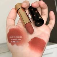 ราคา ลิปสติก Gucci แท้ ป้ายคิง รวมสี ป้ายคิง Rouge A Levres Mat Lip Colour 3 5g MAT SATIN SHEER GLOW CARE ลิปกุชชี่ สินค้าของเเท้จาก King Power สินค้าไม่มีถุงแบรนด์ (21092995598)