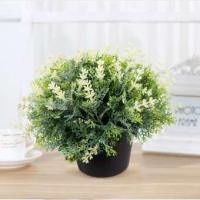 ราคา HHsociety ต้นไม้ปลอม ดอกไม้ปลอม กระถางต้นไม้ พุ่มดอกไม้ปลอม พุ่มดอกไม้ รุ่น E503060 (1365994388)