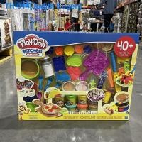ราคา ஐ 22x23 Sam bought Play Doh Mr Le 10 color more luxurious dinner game suits silly putty color mud clay model (18805194815)