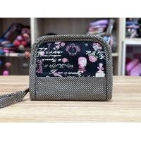 ราคา DA05 กระเป๋าสตางค์ซิปรอบ 4 รุ่นมินิ ผ้าต่อ กระเป๋าแฮนด์เมด (18466995091)