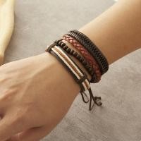 ราคา สร้อยข้อมือขนนกลูกปัดไม้สำหรับผู้ชายกำไลข้อมือวินเทจหลายชั้นสายข้อมือหนังถักมือสำหรับผู้ชายผู้หญิงกำไลข้อมือเครื่องประดับรูปสมอเรือที่มีเสน่ห์ (19592820828)