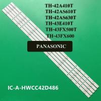 ราคา หลอดแบล็คไลท์ TV PANASONIC พานาโซนิค รุ่นTH 42A410T TH 42AS610T TH 42AS630T TH 43E410T TH 43FX500T TH 43FX600 1ชุดมี 5แถว8ดวง สินค้าใหม่ (13359933995)