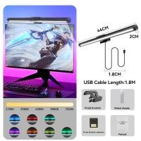 ราคา โคมไฟมอนิเตอร์ Touch Dimming Monitor Hanging Lamp USB โคมไฟแขวนจอคอม RGB Backlight Screen Light Bar สำหรับโคมไฟอ่านห (20970782136)