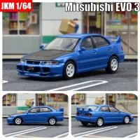 ราคา โมเดลจิ๋ว1 64 Mitsubishi Evolution EVO 3รถของเล่นรถพรีเมี่ยม Jkm รถฟรีล้ออัลลอยหล่อจากโลหะของขวัญ (21170225209)