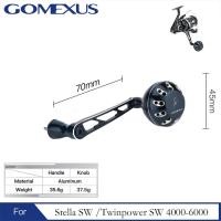 ราคา Gomexus พาวเวอร์ที่จับแกนหมุนพร้อมลูกบิดไทเทเนียม70มม ใช้กับ Shimano Stradic SW Saragosa SW Stella SW Twin Power SW Saltwater รอกม้วนตกปลา LMY (20961340613)