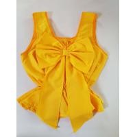 ราคา เสื้อคอกระเช้าแฟชั่นคนโต เสื้อคอกระเช้าติดโบว์ (4099200918)