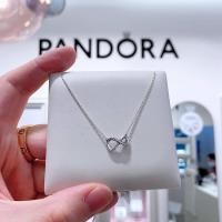 ราคา สร้อยคอ Pandora Shiny Infinity Pandora สร้อยคอ เงินแท้ 925สัญลักษณ์นิรันดร์ Shiny 398821C01 สร้อยคอของขวัญโรแมนติกสำหรับคนรัก (20464317857)