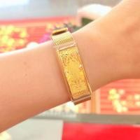 ราคา กำไลสายนาฬิกา ท้าวเวสสุวรรณ แผ่นทองแท้ 0 2 กรัม ทองคำแท้ 99 99 ข้อมือสายมู ห้ามพลาด มีใบรับประกัน (17061977958)