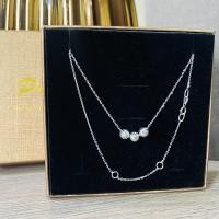 ราคา PrincelyBallStyleสร้อยคอทองคำขาวแท้18kนำเข้าจากอิตาลีของแท้100 มีบัตรรับประกัน (12701066767)