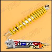 ราคา โช๊คหลัง โช๊คเดี่ยว MIO FINO CLICK SCOOPY I STEP FIORE ใช้ทน 5สี 300มม ยืดหยุ่นดี ปรับความแข็งได้ เกรดA โช๊คหลังมีโอ (21109622004)