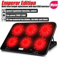 ราคา 2023พัดลมระบายความร้อนสำหรับเล่นเกม A9 6สำหรับ13 18นิ้วหม้อน้ำ RGB ขาตั้งพอร์ต USB 2พอร์ตสำหรับ macbookled Light Notebook (21170596379)