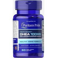ราคา The United States imports youth hormone DHEA dehydroepiandrosterone 100mgx60 capsules PuritansPride (19922809560)