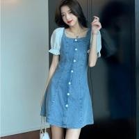 ราคา เสื้อผ้าผู้หญิง เสื้อผ้าแฟชั่น กระโปรงยีนส์ กระโปรงผู้หญิงเดรสแฟชั่นสวยๆ (18176826810)