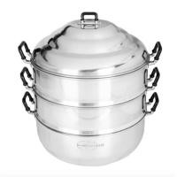 ราคา ตราจระเข้ ซึ่ง หม้อนึ่งซาลาเปา หม้อนึ่งติ่มซำ หม้อนึ่งขนมปุยฝ้าย หม้อนึ่งไอน้ำ หม้อนึ่งอลูมิเนียม มีฝา แบบจีน 44 cm (210297563)