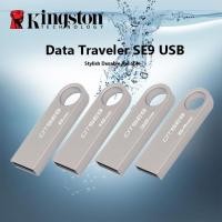 ราคา ของแท้ Kingston DTSE9 USB Flash Drive Kingston หน่วยความจำ Data Traveler SE9 16GB 32GB 64GB Metal Mini Key USB Stick Memory Storage (3292086973)
