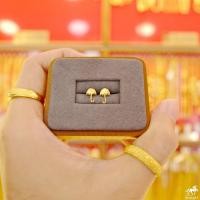 ราคา ต่างหูทองคำแท้ ลายร่ม ตะปู ทอง90 ขายได้ จำนำได้ มีใบรับประกัน ถูกที่สุด ร้านทองขายเอง 511 0074 1 (7696155233)
