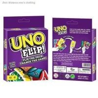 ราคา Mattel Games UNO FLIP การ์ดเกม อูโน่ ฟลิป รุ่นGDR44 UNO FLIP CARD ไพ่อูโน่ กล่องม่วง เกมวงเหล้า TY719 (19371040024)
