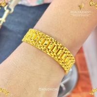 ราคา B456 เลสข้อมือ เศษทองคำแท้ หนัก 5 บาท ยาว 6 8 นิ้ว 1เส้น ข้อมือ สร้อยข้อมือ สร้อยข้อมือทอง สร้อยทอง เลสข้อมือ ทองเหมือนแท้ กำไลข้อมือ เลสทองไม่ลอก (19695623624)