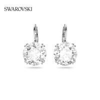 ราคา สวารอฟสกี้ Millenia Perforated Drop ต่างหูสำหรับผู้หญิง 925 เครื่องประดับเงินสเตอร์ลิง Swarovski Millenia Perforated Drop Earrings Womens 925 Sterling Silver Jewelry (18572850975)