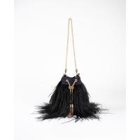 ราคา กระเป๋าสะพาย ขนนกกระจอกเทศ Quinn Ostrich Feather Bag (20563558766)