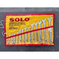 ราคา SOLO ประแจแหวนข้างปากตาย ประแจชุด 14ตัวชุด SOLO 8 24mm พร้อมส่งจาก BKK (18997057744)