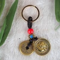 ราคา พวงกุญแจห้อยเหรียญจีน5เหรียญ แก้ชง เสริมดวงราศี งานทองเหลือง มี 8 แบบ (17398184900)