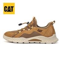 ราคา Caterpillar ระบายอากาศตาข่ายหนังรองเท้าผ้าใบ CAT ผู้ชายรองเท้าลำลองรองเท้าวิ่งจ๊อกกิ้ง (20517430835)