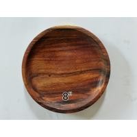 ราคา ถาดไม้ จานไม้กลม ถาดรอง อเนกประสงค์ SM ขนาด 8 นิ้ว ไม้แท้ ไม้จามจุรีแผ่นเดียวไม่มีต่อ ลายไม้ตามธรรมชาติไม้ชิ้นเดียว (20696492167)