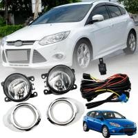 ราคา ไฟตัดหมอก ไฟสปอร์ตไลท์ รุ่น ฟอร์ด โฟกัส FORD FOCUS ปี 2012 2016 พร้อมครอบ สีโครเมี่ยม และชุดสายไฟ 1 ชุด (7617017291)