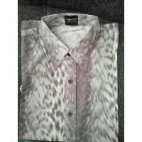 ราคา เสื้อเชิ้ตวินเทจพิมพ์ลายเสือสีเทาม่วง (21058901474)
