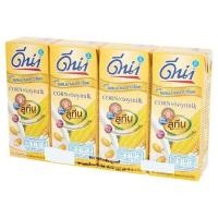 ราคา ดีน่า นมถั่วเหลืองยูเอชที สูตรผสมน้ำนมข้าวโพด 180มล แพค 36 กล่อง (535274283)