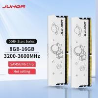 ราคา Juhor DDR4 8GBX2 16GBX2 8GB 16GB 3200MHz 3600MHz ใหม่ DIMM XMP2 0เดสก์ท็อปเล่นเกมซัมซุง (21171059066)