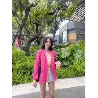 ราคา Basic Blazer สไตล์เกาหลี งานดีมากคะ กระเป๋าจริง มีซับใน ปกสูทยาวยาว ใส่ทำงาน เรียบหรู่ดูดีคะ หรือจะคลุมไหล่เบาๆๆ ได้ลุคสาวเกา (20804160684)