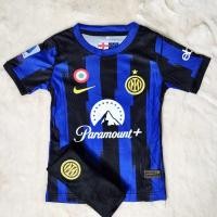ราคา ชุดบอลเด็ก อินเตอร์มิลาน2023 2024 ชุดInter Milanฟุตบอลทีมใหม่ล่าสุดครบชุดเสื้อพร้อมกางเกง (20920879934)