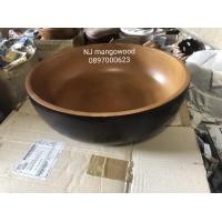 ราคา อ่างไม้แช่เท้า อ่างสปาไม้มะม่วง14นิ้วสีทูโทน (4875720968)