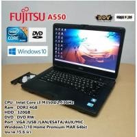 ราคา โน๊ตบุ๊คมือสอง Notebook FUJITSU A550 Intel Core i3 M350 RAM 4GB HDD 320 นำเข้าจากญี่ปุ่น (20918330507)