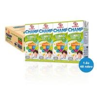 ราคา VITAMILK CHAMP ไวตามิ้ลค์ แชมป์ สูตรน้ำตาลน้อย แลคโตสฟรี ขนาด 180 มล x 48 กล่อง (19645593029)