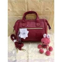 ราคา Anello 2 way PU Leather Mini SIZE สินค้าของแท้100 มีป้ายกันปลอมทุกใบ (20608642364)